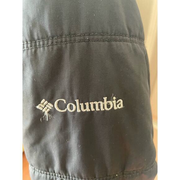 Columbia Mid Weight Black Puffer Jacket with Drawstring Waist • Size L 🗣 - Picture 2 of 8